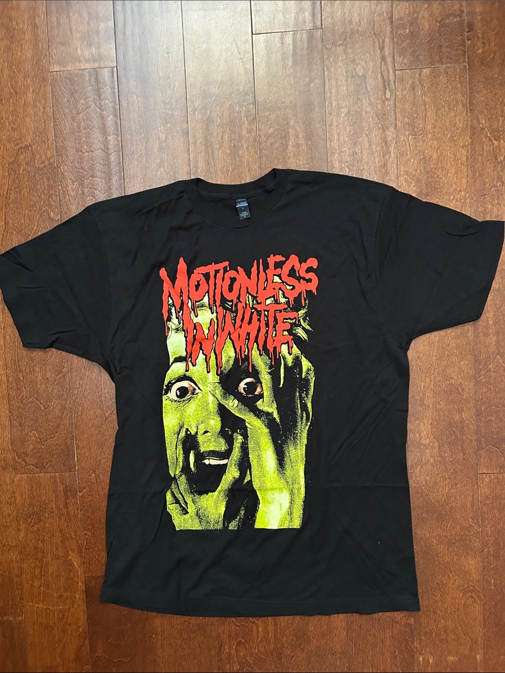 Motionless in White Black Graphic Band T-shirt, Size XL, NWOT